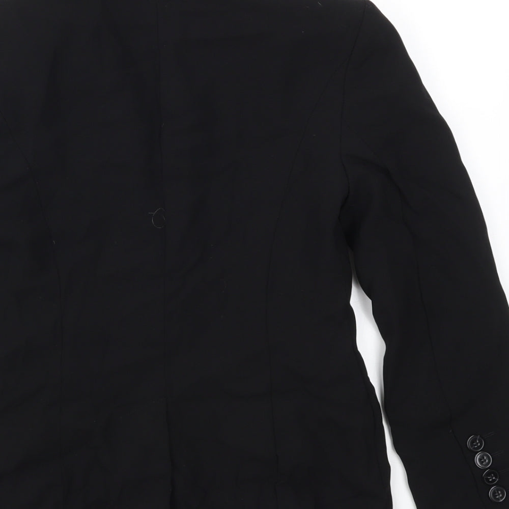 Brand and care label for Principles women’s black jacket blazer, size UK 6