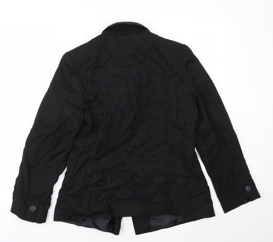 Reflections Womens Black Jacket Blazer Size 14