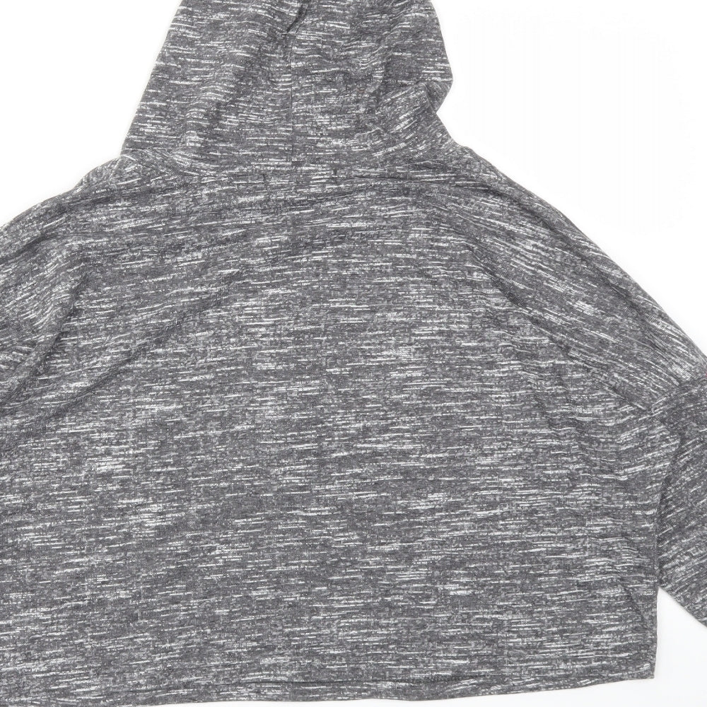 Missguided Womens Grey Pullover Jumper Size 10