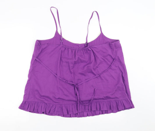 Prweworn Womens Purple Basic Blouse Size 20 - crochet neckline