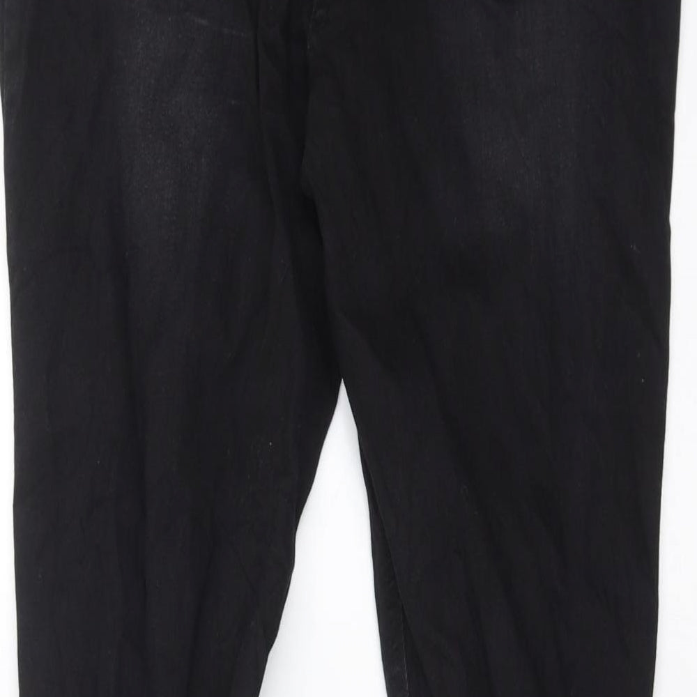 Studio Denim Womens Black Denim Skinny Jeans Size 12 L28 in