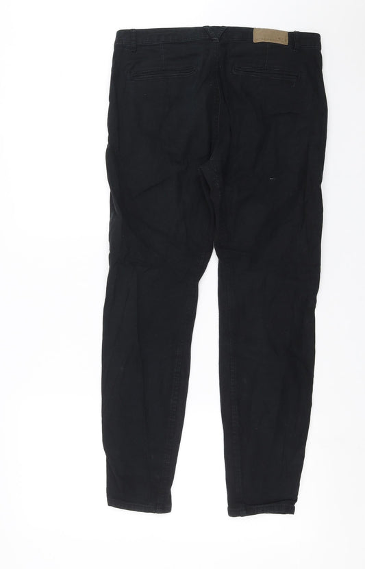 Lindex Womens Black Denim Skinny Jeans Size 12 L27 in