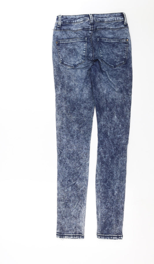 New Look Womens Blue Denim Skinny Jeans Size 8 L30 in