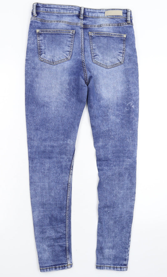 Sinsay Womens Blue Denim Skinny Jeans Size 28 in L26 in