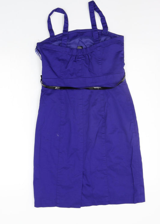 H&M Womens Blue A-Line Size 10