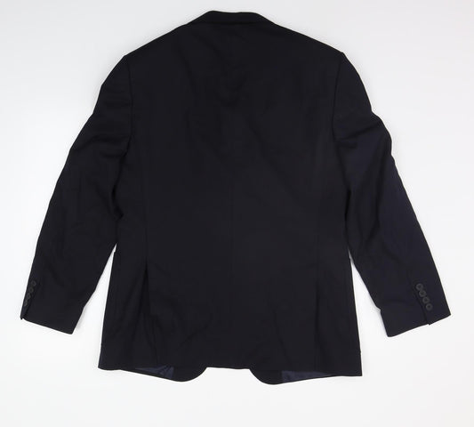 Marks and Spencer Womens Blue Jacket Suit Jacket Size 12