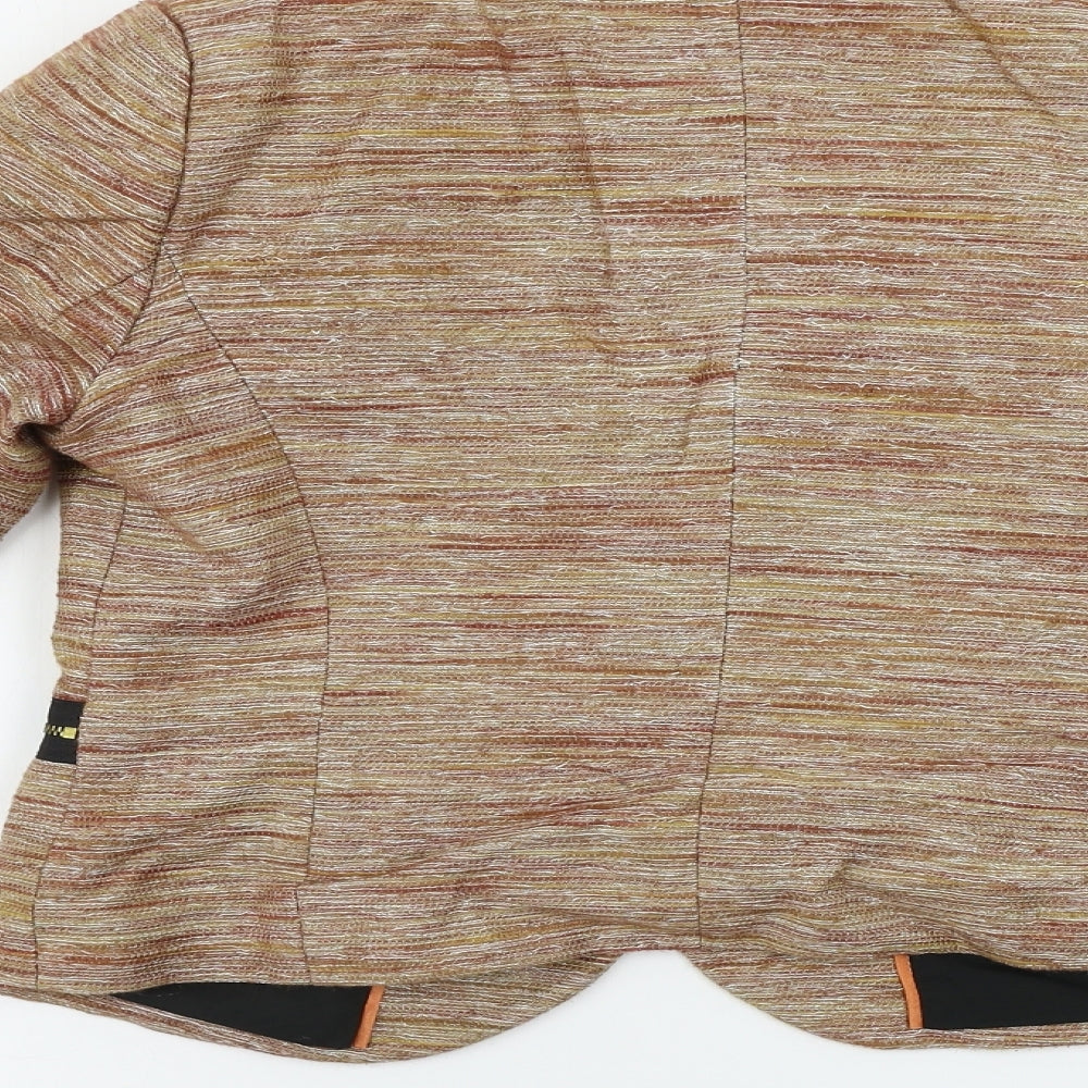 NEXT Womens Beige Striped Jacket Blazer Size 10