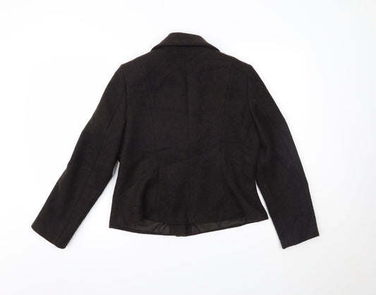 BM Womens Brown Jacket Blazer Size 12
