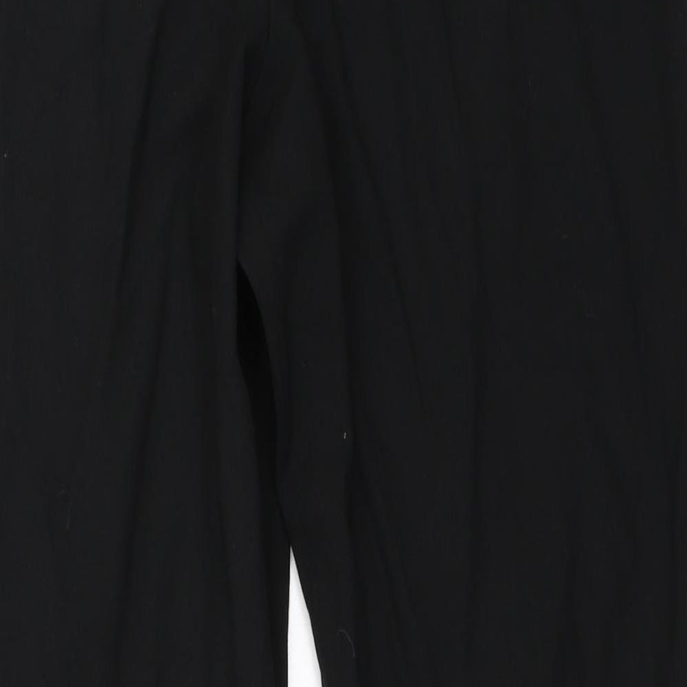 BHS Womens Black Trousers Size 14 L28 in