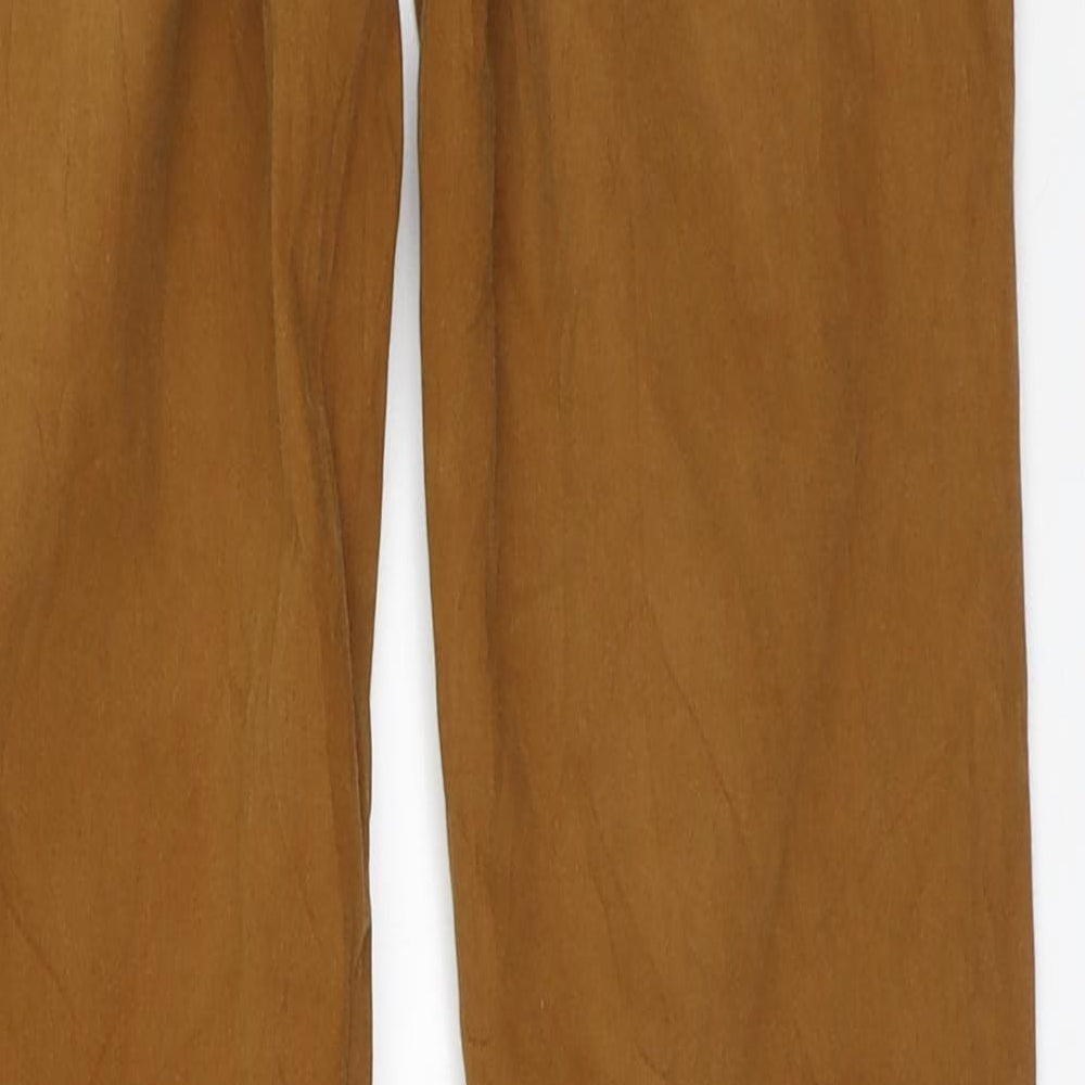 Topshop Womens Beige Chino Trousers Size 6 L28 in