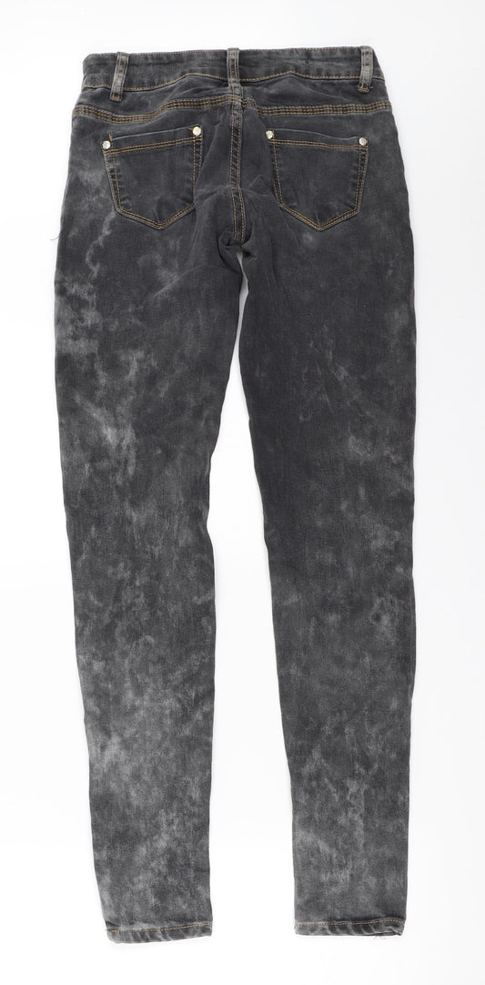 Sasha Womens Grey Skinny Jeans Size 34 L30 in