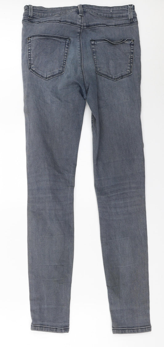New Look Womens Blue Skinny Jeans Size 10 L29.5 in