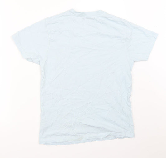 Rebel Boys Blue Basic T-Shirt Size 11-12 Years