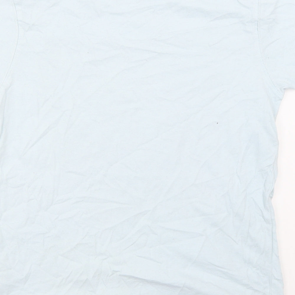 Rebel Boys Blue Basic T-Shirt Size 11-12 Years