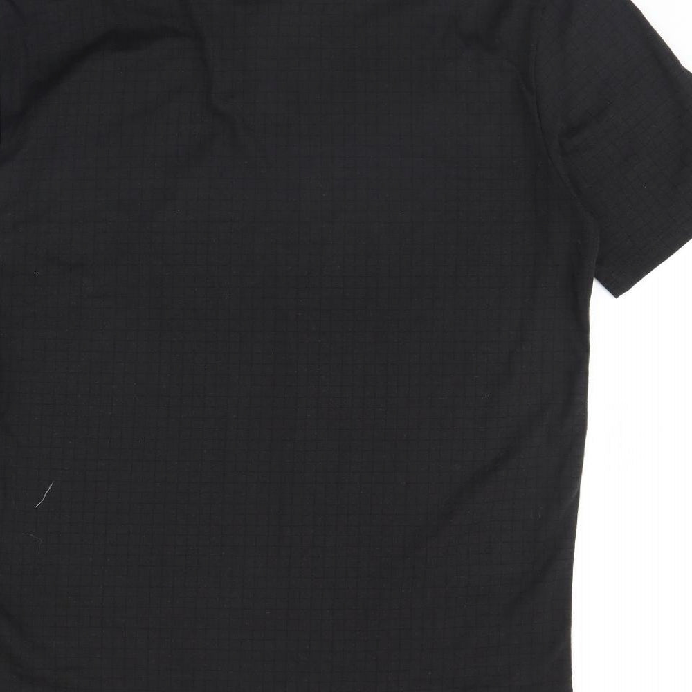 Slazenger Womens Black Basic Polo Size XL