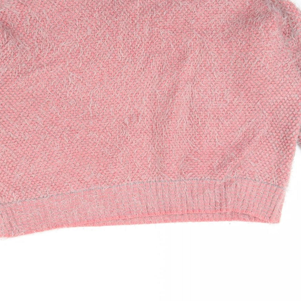 Warehouse Womens Pink Pullover Jumper Size 12