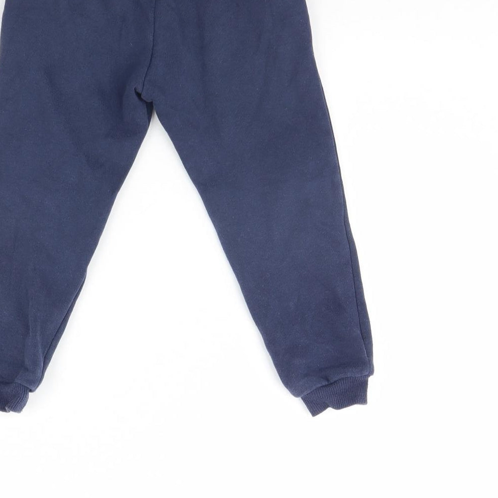 Primark Girls Blue Jogger Trousers Size 2 Years