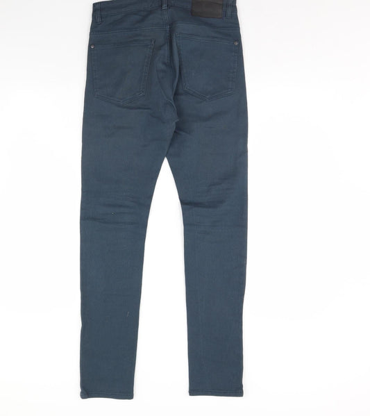 Divided Womens Blue Denim Skinny Jeans Size 30 in L30 in