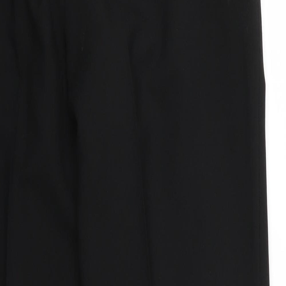 Marks & Spencer Mens Black Chino Trousers Size 34 in L24 in