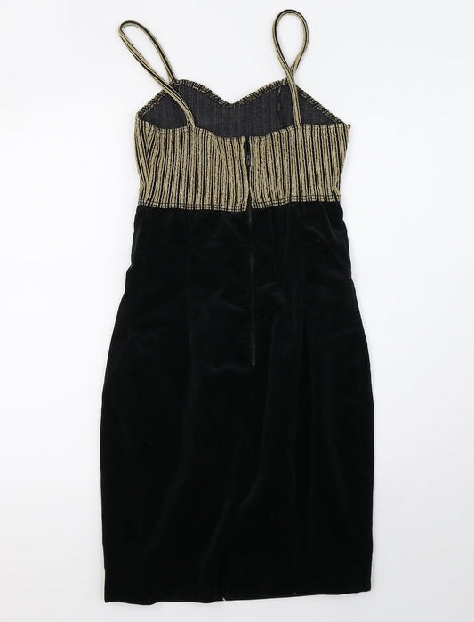 Preworn Womens Gold A-Line Size 8