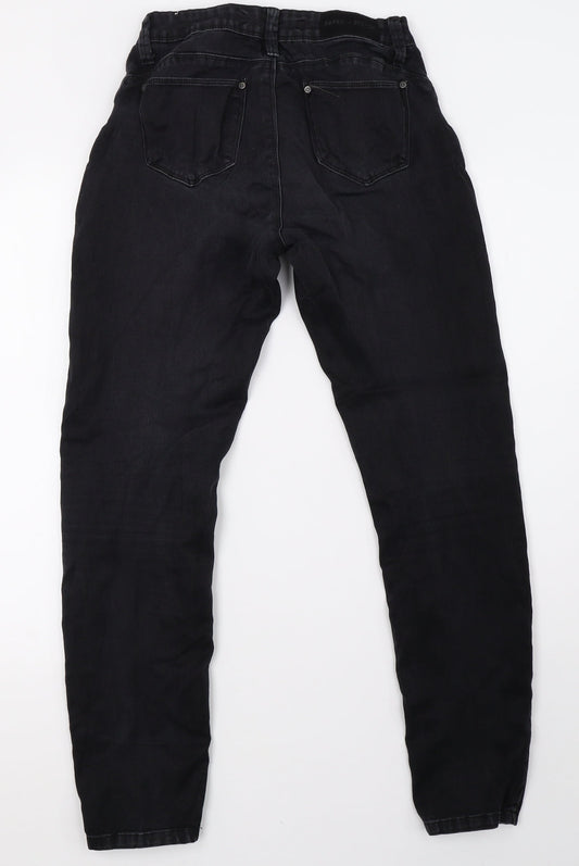 paper & stitch Womens Black Denim Skinny Jeans Size 10 L30 in