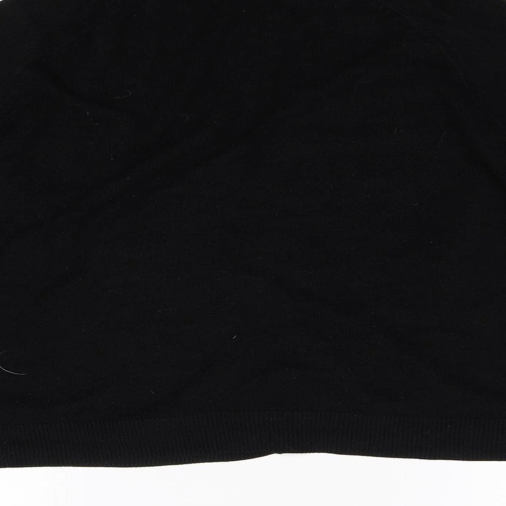 New Look Womens Black Knit Cardigan Jumper Size 10