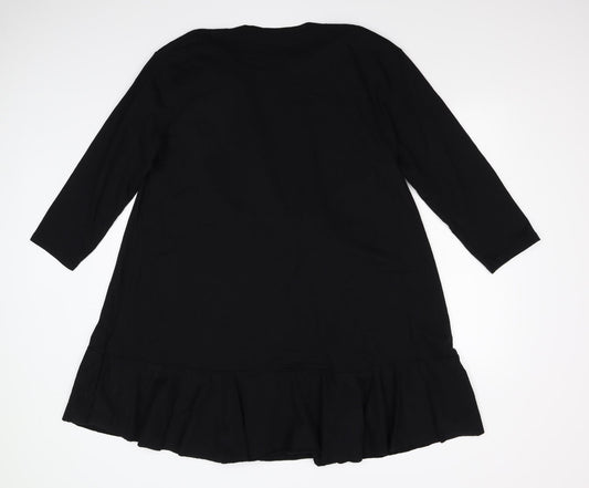 Studio Womens Black Shift Size XL
