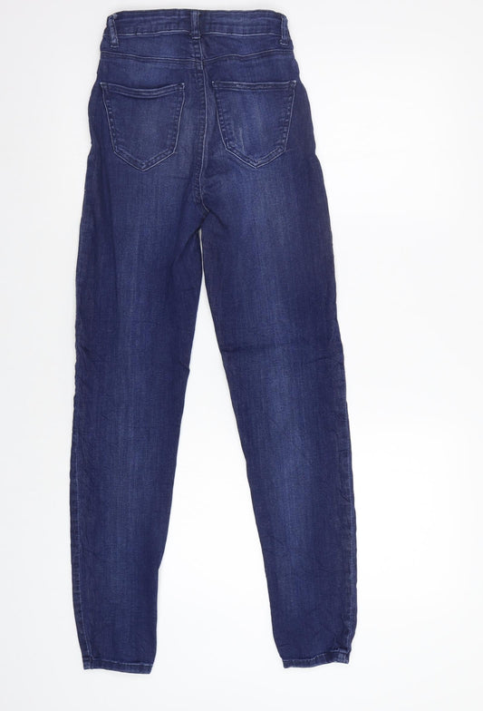 TALLY WEiJL Womens Blue Skinny Jeans Size 4 L29 in