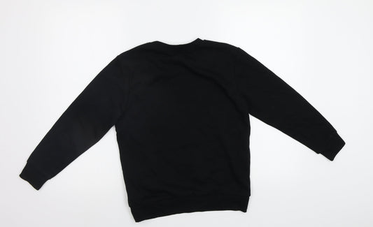 George Boys Black Pullover Sweatshirt Size 9-10 Years