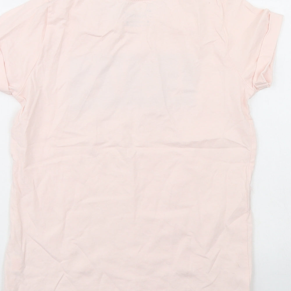 Primark Girls Pink Basic T-Shirt Size 11-12 Years