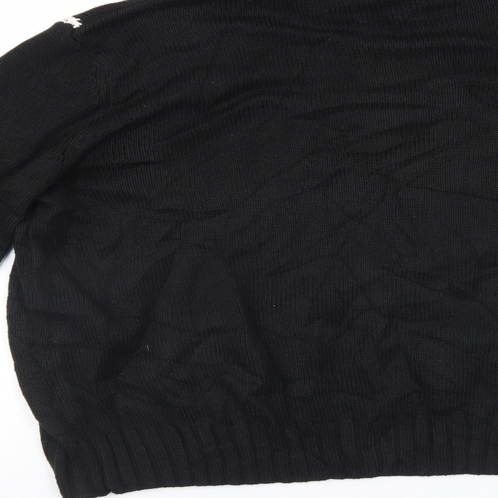 Divided Womens Black Pullover Jumper Size M