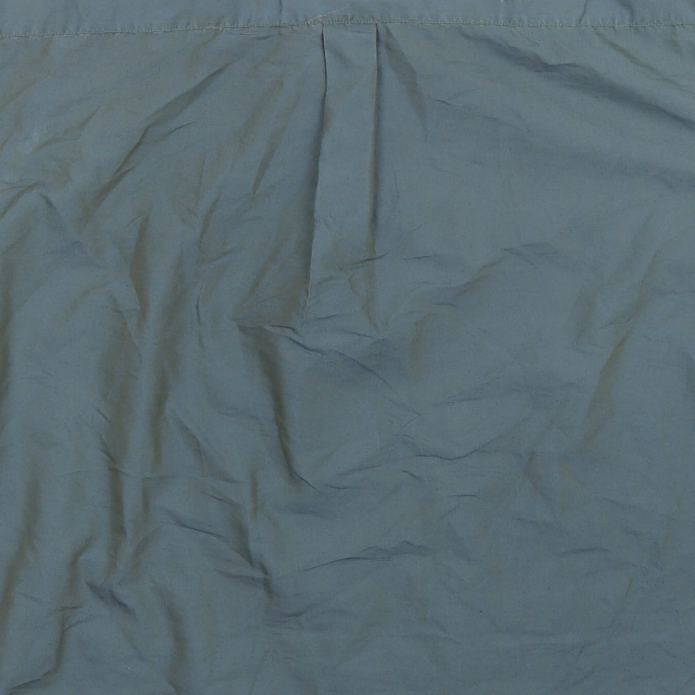 designed for t Mens Green Button-Up Size L