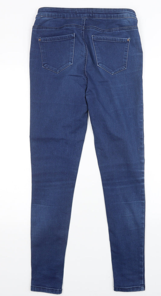 Fashion Union Womens Blue Skinny Jeans Size 12 L29 in
