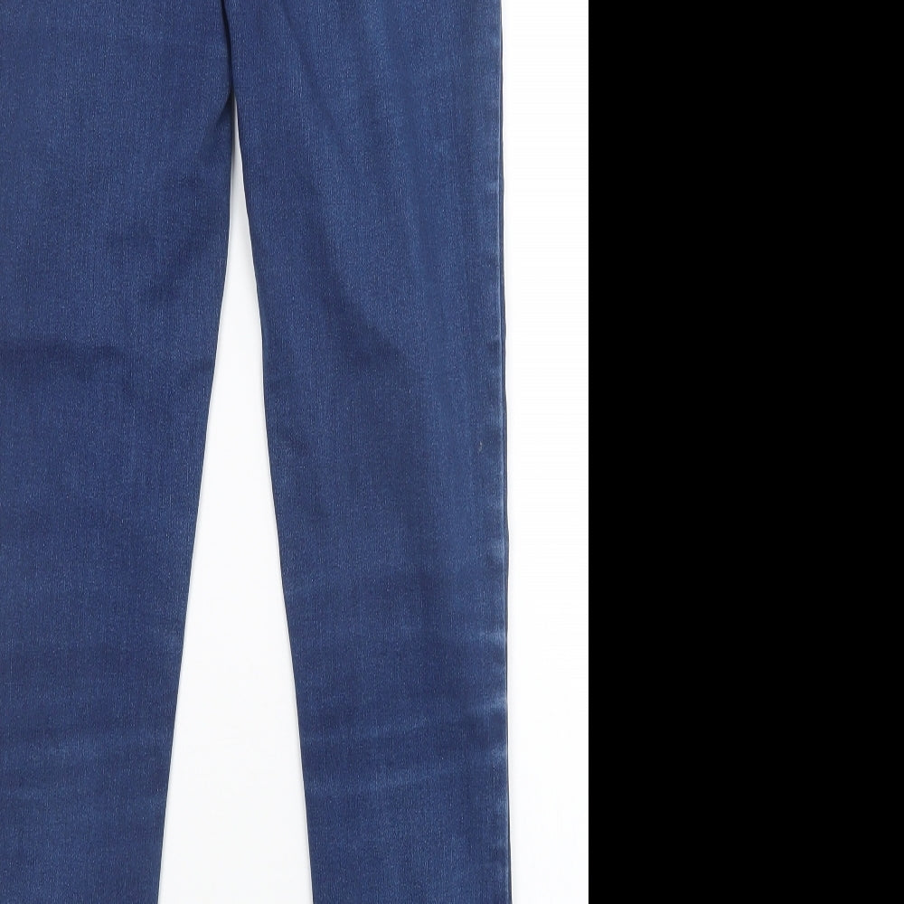 Fashion Union Womens Blue Skinny Jeans Size 12 L29 in