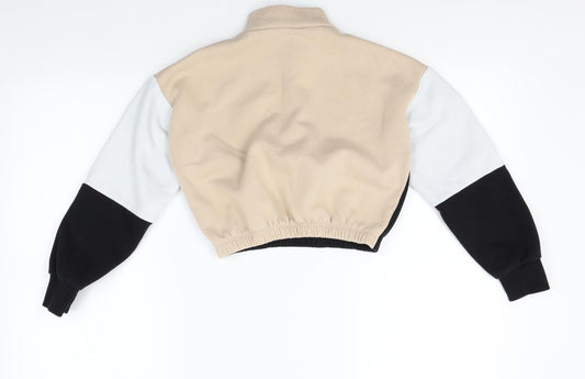 Candy Womens Beige Pullover Sweatshirt Size 10