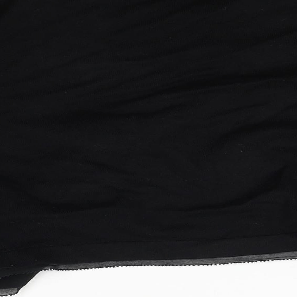 Coast Womens Black Wrap Jumper Size M - cropped