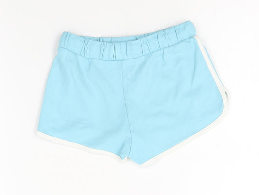 M&S Girls Blue Sleep Shorts Size 6-7 Years -
