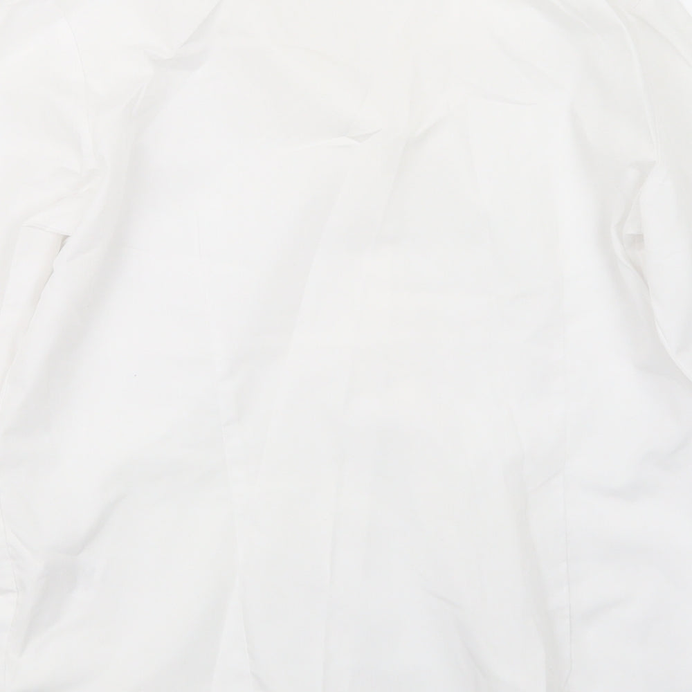George Boys White Basic Button-Up Size 13-14 Years