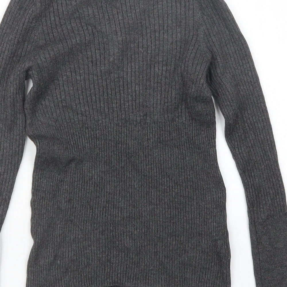 Candy Couture Girls Grey Pullover Jumper Size 10 Years