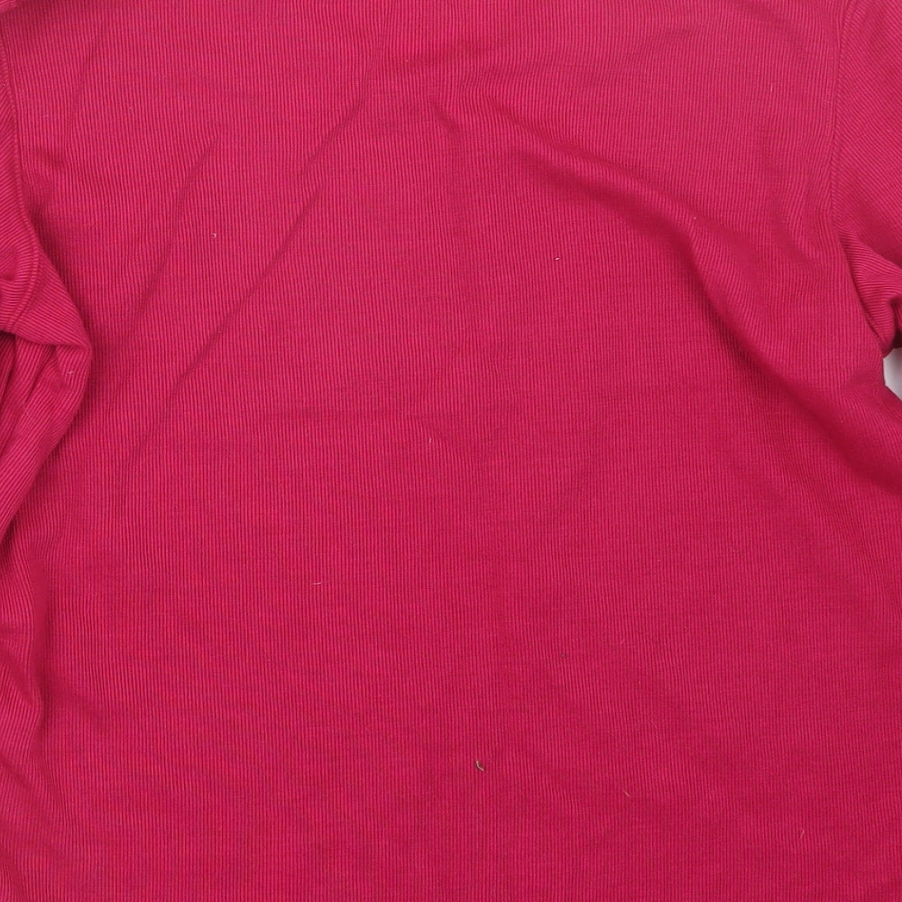 BM Womens Pink Knit Pullover Jumper Size S