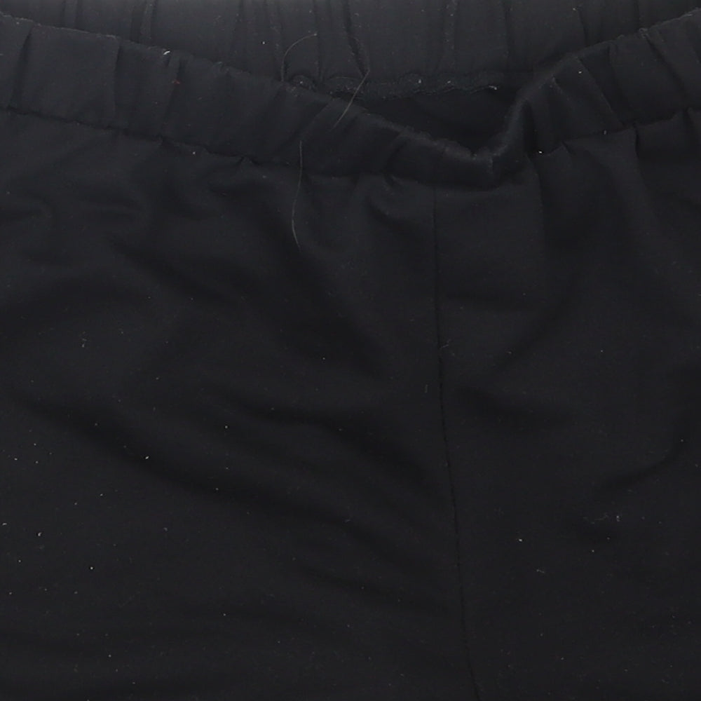 Preworn Womens Black Hot Pants Shorts Size 24 in