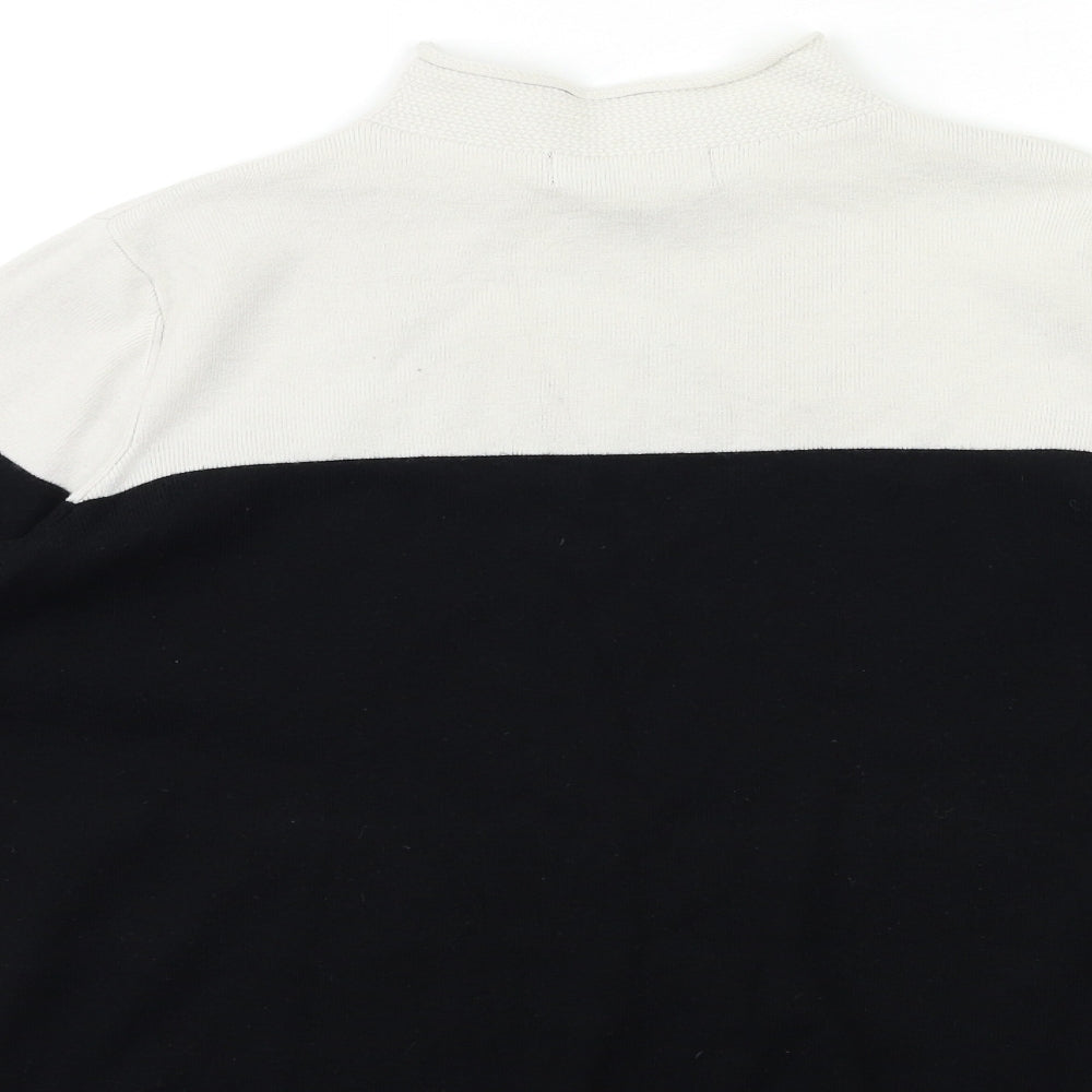 Marks and Spencer Womens Black Knit Pullover Jumper Size 12