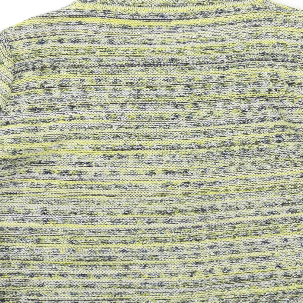 Marks and Spencer Womens Yellow Knit Cardigan Jumper Size 12