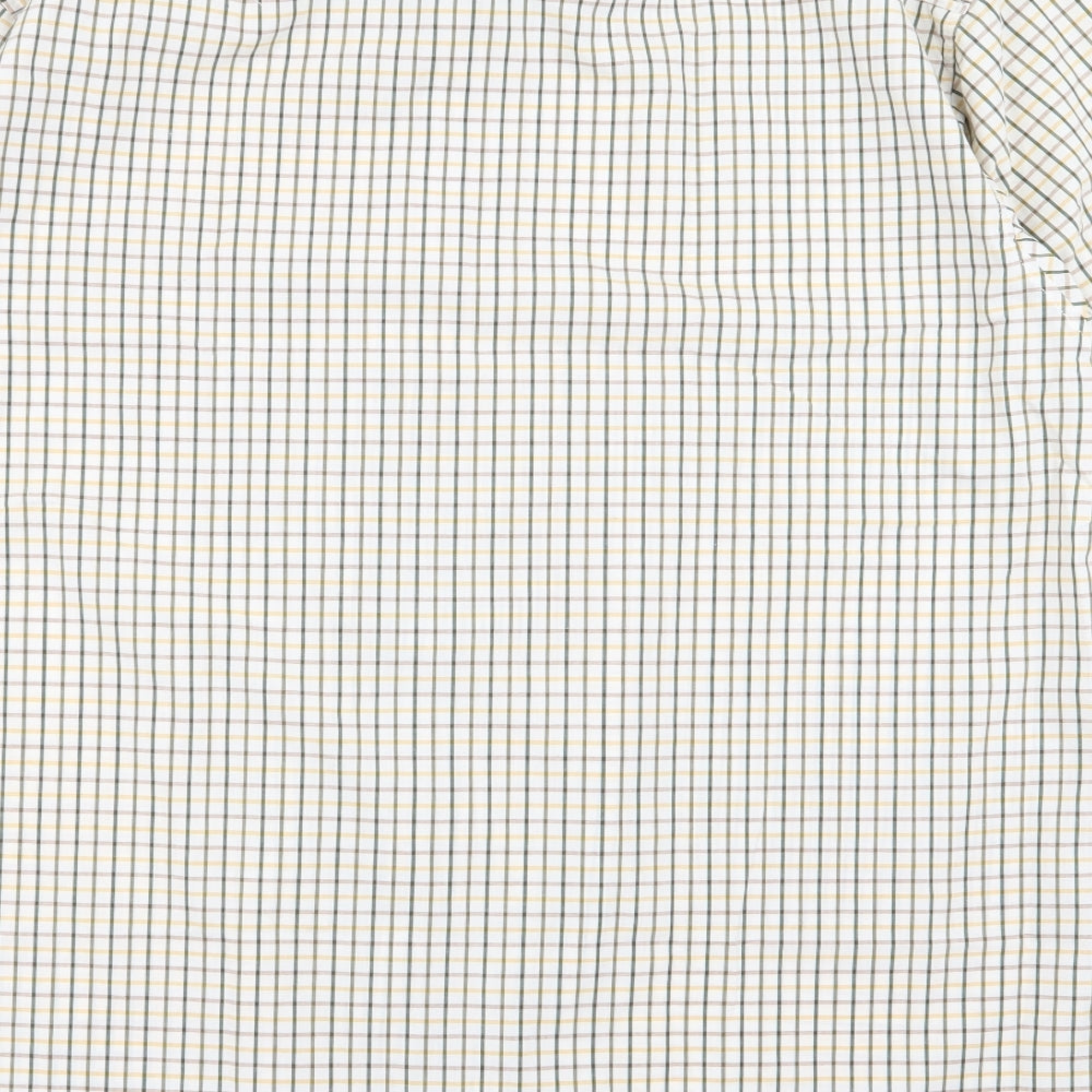 jolliman Mens Multicoloured Check Button-Up Size XL