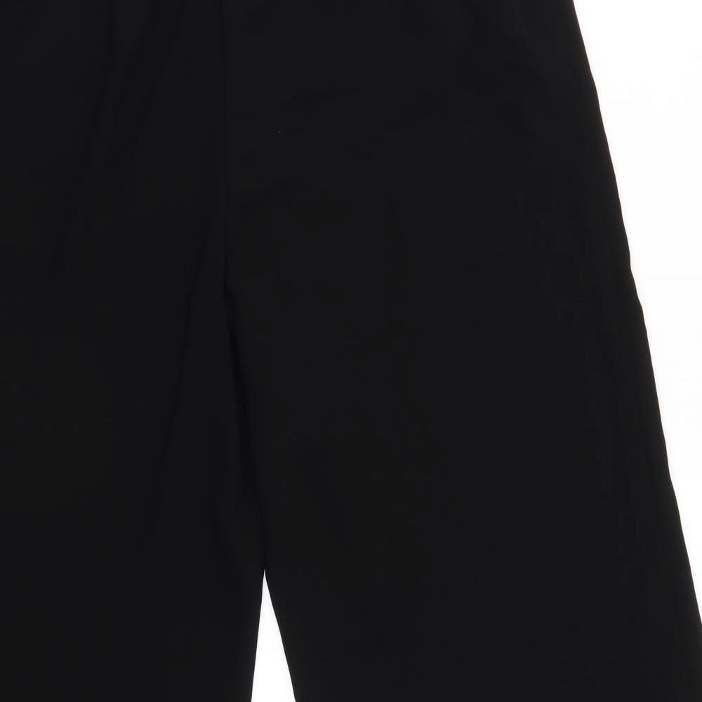 George Womens Black Trousers Size 12 L20 in - stretch waistband