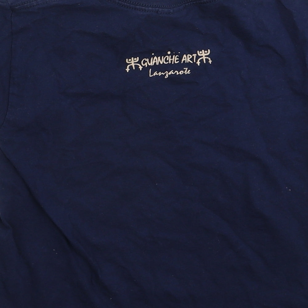 Russell Boys Blue Basic T-Shirt Size 5-6 Years