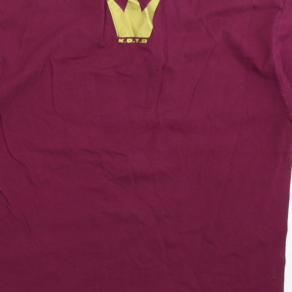 Fruit of the Loom Boys Brown Basic T-Shirt Size 12-13 Years