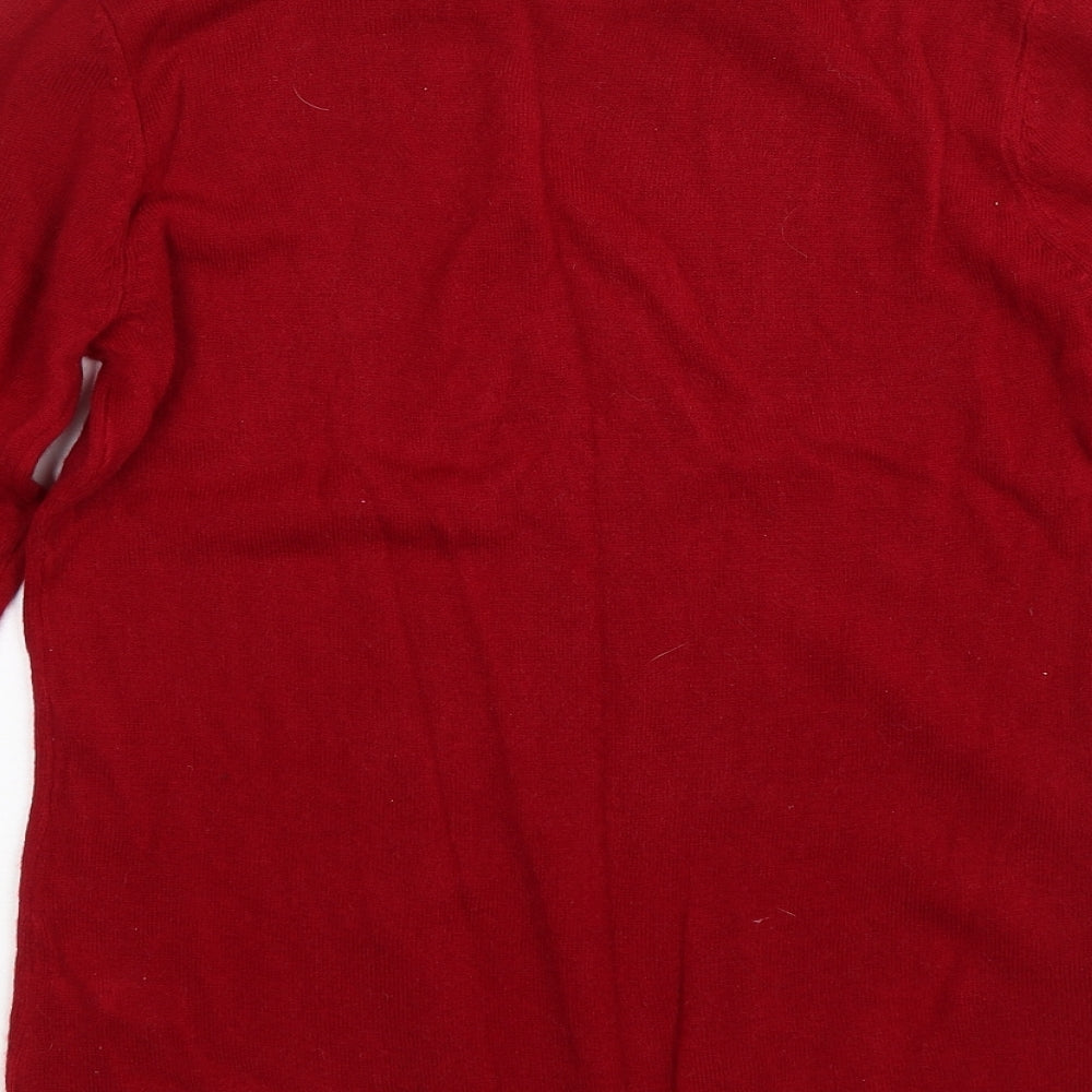 Original Womens Red Pullover Jumper Size 12
