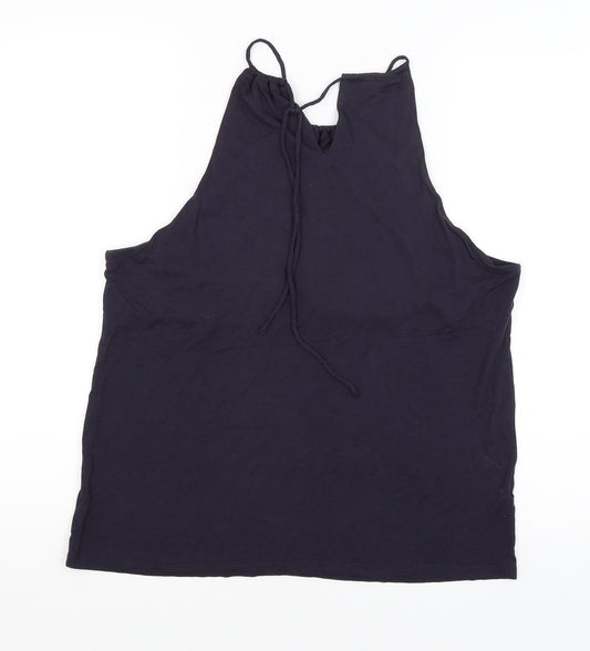 H&M Womens Blue Basic Tank Size M