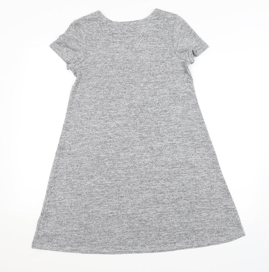 New Look Womens Grey A-Line Size 6